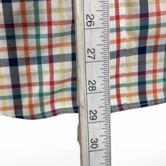 J. Crew Reimagined Cotton Long Sleeve Plaid Button Shirt Men's Slim Medium M - Picture 6 of 6